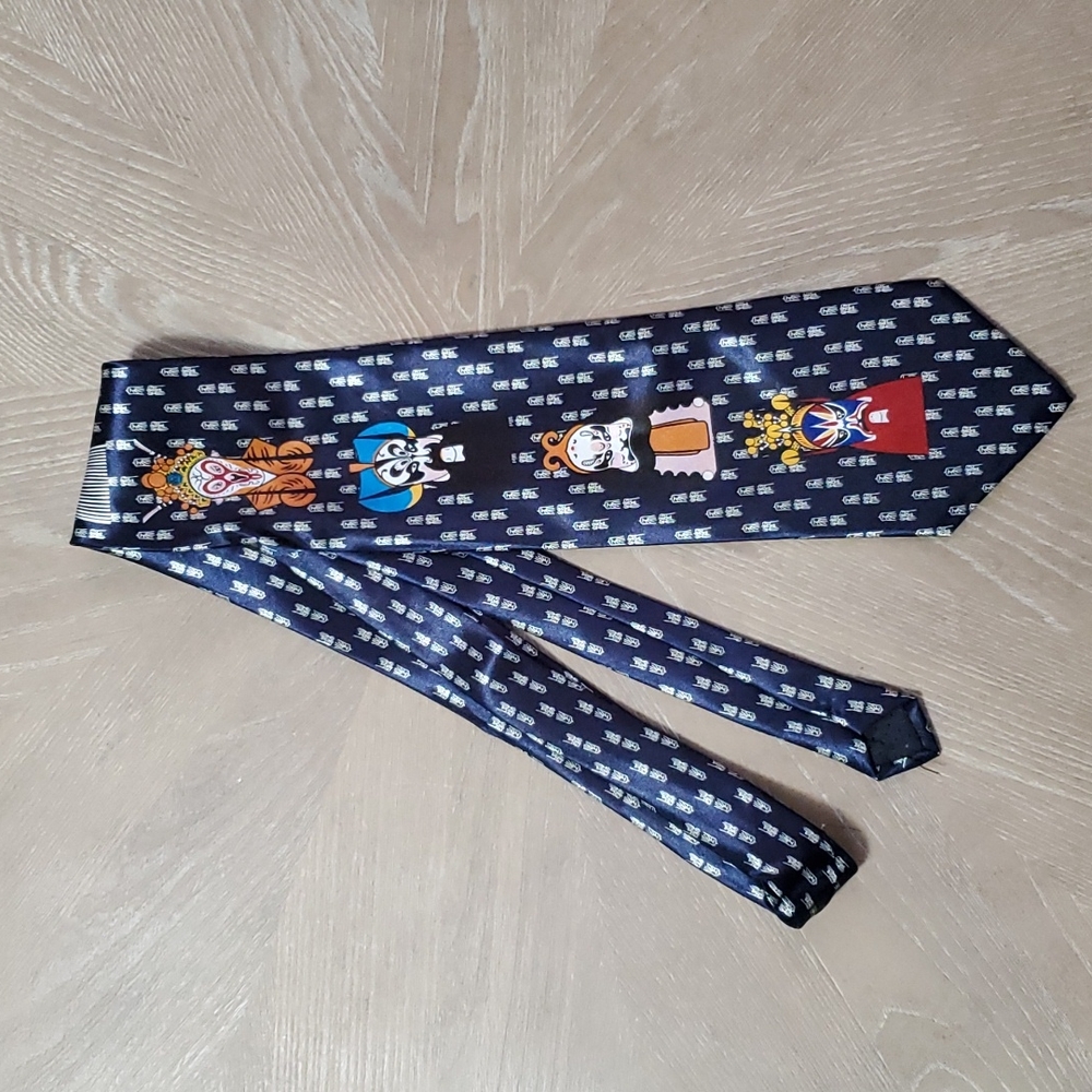 Chinese Opera Masks necktie